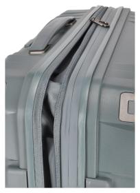 Travelite Elvaa 4w M Blue/grey kufr + kosmetická taštička zdarma