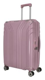 Travelite Elvaa 4w M Rosé kufr + kosmetická taštička zdarma