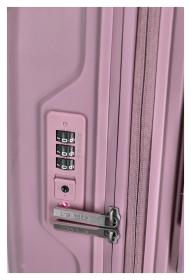 Travelite Elvaa 4w M Rosé kufr + kosmetická taštička zdarma