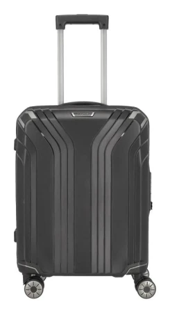 Travelite Elvaa 4w S Black kufr + kosmetická taštička zdarma