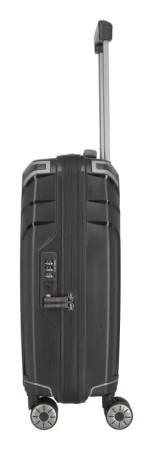 Travelite Elvaa 4w S Black kufr + kosmetická taštička zdarma