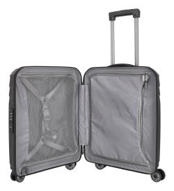 Travelite Elvaa 4w S Black kufr + kosmetická taštička zdarma