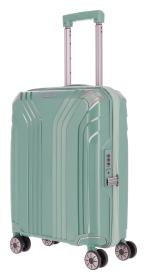 Travelite Elvaa 4w S Green kufr + kosmetická taštička zdarma