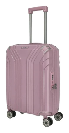 Travelite Elvaa 4w S Rosé kufr + kosmetická taštička zdarma Travelite Elvaa 4w S Rosé kufr + kosmetická taštička zdarma
