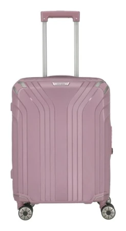 Travelite Elvaa 4w S Rosé kufr + kosmetická taštička zdarma