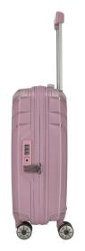 Travelite Elvaa 4w S Rosé kufr + kosmetická taštička zdarma