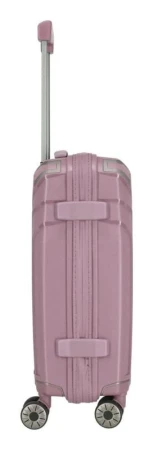 Travelite Elvaa 4w S Rosé kufr + kosmetická taštička zdarma