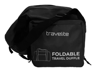 Travelite skládací černá cestovní taška