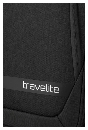 Travelite Kick Off 4w M exp černý cestovní kufr