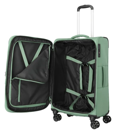 Travelite Kick Off M šalvějová zelená cestovní kufr