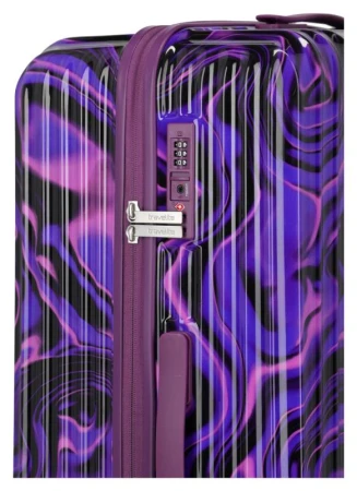 Travelite Lascana Edition L Purple Swirl + kosmetická taštička zdarma