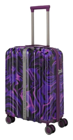 Travelite Lascana Edition S Purple Swirl + kosmetická taštička zdarma Travelite Lascana Edition S Purple Swirl + kosmetická taštička zdarma