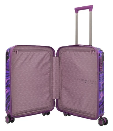 Travelite Lascana Edition S Purple Swirl + kosmetická taštička zdarma