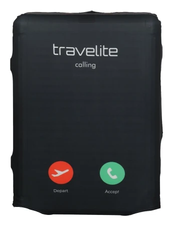 Travelite Call M černý obal na kufr