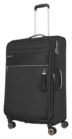 Travelite Miigo 4w L Black kufr + kosmetická taštička zdarma