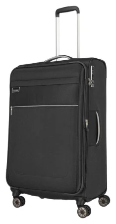 Travelite Miigo 4w L Black kufr + kosmetická taštička zdarma Travelite Miigo 4w L Black kufr + kosmetická taštička zdarma