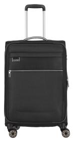 Travelite Miigo 4w M Black kufr + kosmetická taštička zdarma