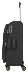 Travelite Miigo 4w M Black kufr + kosmetická taštička zdarma
