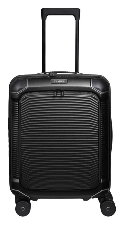 Travelite Millennium S Front pocket černý kabinový kufr