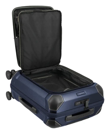 Travelite Millennium S Front pocket tmavě modrý kabinový kufr