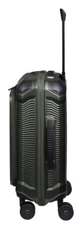 Travelite Millennium S zelený kabinový kufr s přední kapsou