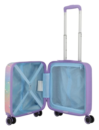 Travelite Minimover 4w S Unicorn vícebarevný dětský kabinový kufr