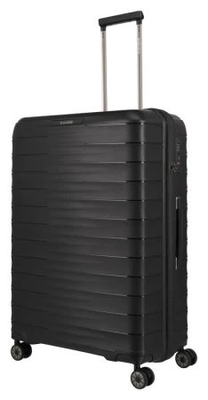 Travelite Mooby L Black kufr + kosmetická taštička zdarma Travelite Mooby L Black kufr + kosmetická taštička zdarma