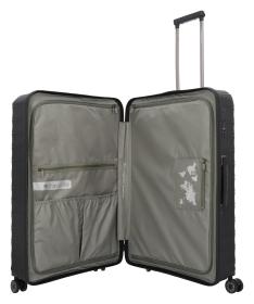 Travelite Mooby L Black kufr + kosmetická taštička zdarma