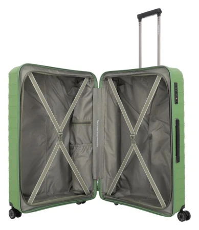 Travelite Mooby L Green kufr + kosmetická taštička zdarma