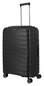 Travelite Mooby M Black kufr + kosmetická taštička zdarma