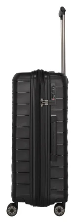 Travelite Mooby M Black kufr + kosmetická taštička zdarma