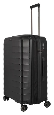 Travelite Mooby M Black kufr + kosmetická taštička zdarma