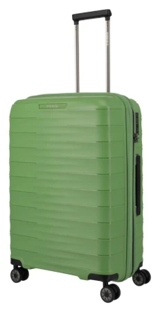Travelite Mooby M Green kufr + kosmetická taštička zdarma Travelite Mooby M Green kufr + kosmetická taštička zdarma