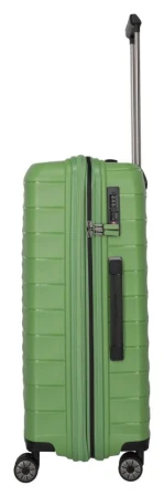 Travelite Mooby M Green kufr + kosmetická taštička zdarma