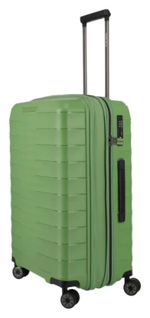 Travelite Mooby M Green kufr + kosmetická taštička zdarma