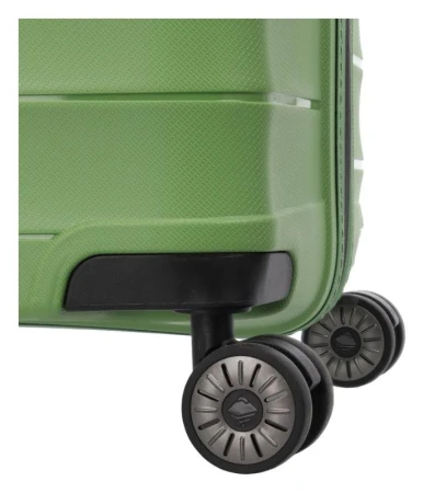 Travelite Mooby M Green kufr + kosmetická taštička zdarma