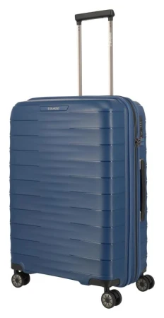 Travelite Mooby M Navy kufr + kosmetická taštička zdarma Travelite Mooby M Navy kufr + kosmetická taštička zdarma