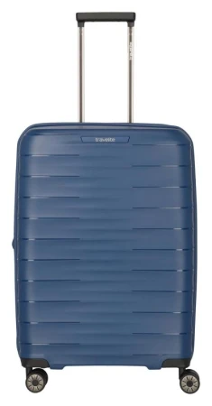 Travelite Mooby M Navy kufr + kosmetická taštička zdarma