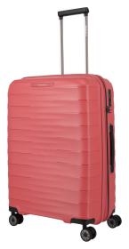 Travelite Mooby M Red kufr + kosmetická taštička zdarma