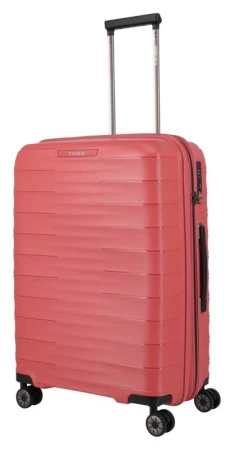 Travelite Mooby M Red kufr + kosmetická taštička zdarma Travelite Mooby M Red kufr + kosmetická taštička zdarma