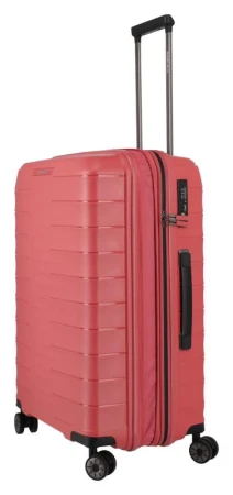 Travelite Mooby M Red kufr + kosmetická taštička zdarma