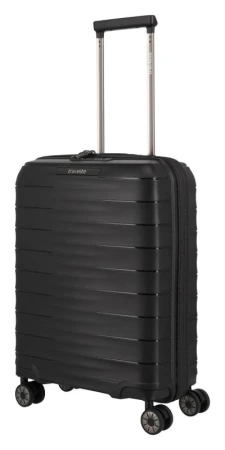 Travelite Mooby S Black kufr + kosmetická taštička zdarma Travelite Mooby S Black kufr + kosmetická taštička zdarma