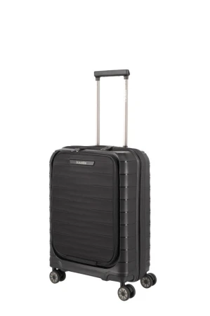 Travelite Mooby S Front pocket Black kufr + kosmetická taštička zdarma Travelite Mooby S Front pocket Black kufr + kosmetická taštička zdarma