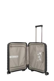Travelite Mooby S Front pocket Black kufr + kosmetická taštička zdarma