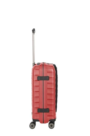 Travelite Mooby S Front pocket Red kufr + kosmetická taštička zdarma