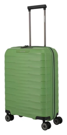 Travelite Mooby S Green kufr + kosmetická taštička zdarma Travelite Mooby S Green kufr + kosmetická taštička zdarma