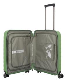 Travelite Mooby S Green kufr + kosmetická taštička zdarma