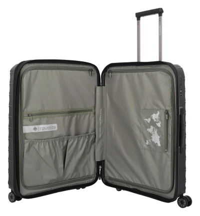 Travelite Mooby S,M,L černá sada kufrů