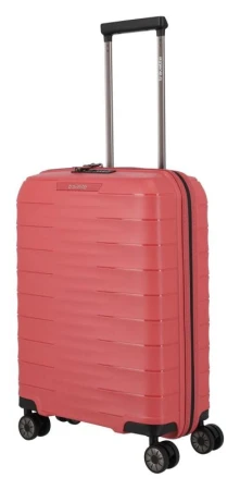 Travelite Mooby S Red kufr + kosmetická taštička zdarma Travelite Mooby S Red kufr + kosmetická taštička zdarma