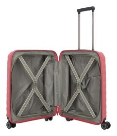 Travelite Mooby S Red kufr + kosmetická taštička zdarma